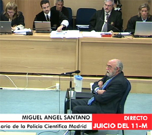 Miguel ngel Santano durante su declaracin. (Foto: LaOtra)