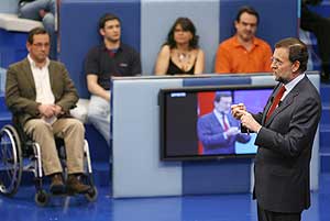 Mariano Rajoy en 'Tengo una pregunta para usted' de TVE. (Foto: EFE)