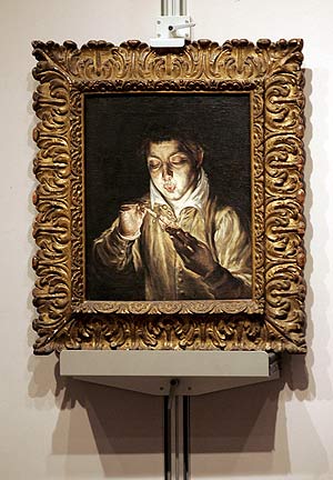 La obra 'El Soplon', de El Greco. (Foto: EFE)