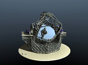 Imagen del proyecto del Telescopio Europeo Extremadamente Grande. (Foto: ESO)