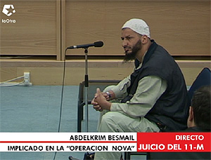 Abdelkrim Bensmail durante su declaracin. (Foto: LaOtra)