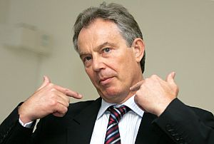 Tony Blair, durante una conferencia en Londres. (Foto: AFP)