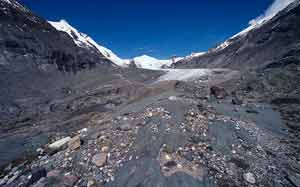 El glaciar Pasterze, en Austria, pierde cinco metros de hielo cada ao. (Foto: WWF-Canon / Michle DPRAZ)