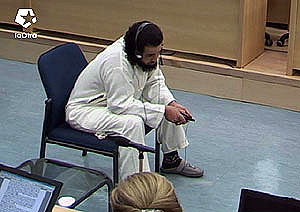 Khamal Abal durante su declaracin en el juicio. (Foto: La Otra)