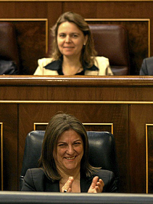 La ministra Trujillo hoy en el Congreso de los Diputados (Foto: Kike Para)