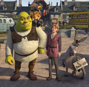 Fotograma de la pelcula 'Shrek Tercero'. (Foto: AP)