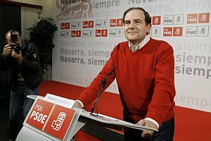 El candidato del PSN-PSOE a la presidencia del Gobierno de Navarra, Fernando Puras. (Foto: EFE)