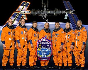 La tripulacin de la misin STS-117. (Foto: NASA)