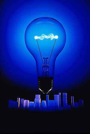 Las bombillas fluorescentes gastan mucha menos energa. (Foto: EL MUNDO)