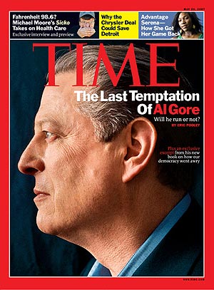 Gore, retratado en la portada de la revista 'Time'.