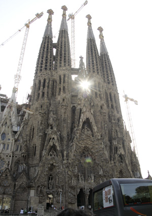 La Sagrada Familia, el monumento ms visitado en Espaa. (Foto: REUTERS)
