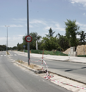Carretera de Villanueva del Pardillo. (Foto: Bernab Cordn)