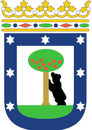 Imagen del escudo de la capital de Espaa.