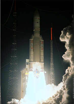 Imagen del despegue del 'Ariane 5'. (Foto: arianespace.com)