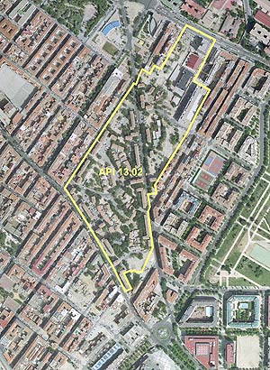 Plano del barrio donde estar ubicado. (Foto: AYTO. MADRID)
