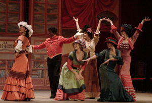 Los actores ensayan en la Zarzuela. (Foto: Teatro de la Zarzuela)