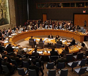 Vista del Consejo de Seguridad de la ONU durante la reunin de urgencia. (Foto: EFE)