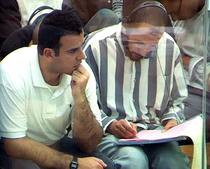 Basel Ghalyun y Rabei Osman El Sayed 'El Egipcio', dos de los acusados por el 11-M. (Foto: EFE)