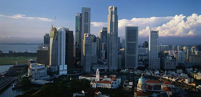 Panormica de la ciudad de Singapur. (Foto: Macduff Evert)