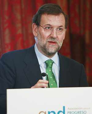 Mariano Rajoy, durante la conferencia. (Foto: EFE)