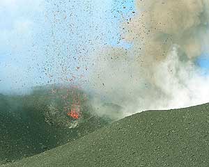 Erupcin en Stromboli (Foto: Science)