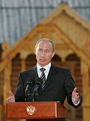 Putin, este jueves, cuando se anunciaron medidas contra Londres. (AFP)