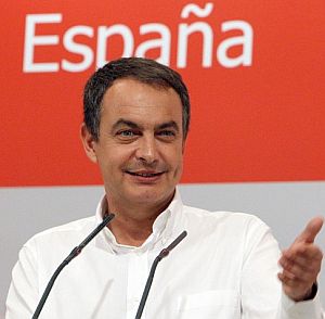 Zapatero, durante XXIII Congreso de las Juventudes Socialistas. (Foto: EFE)