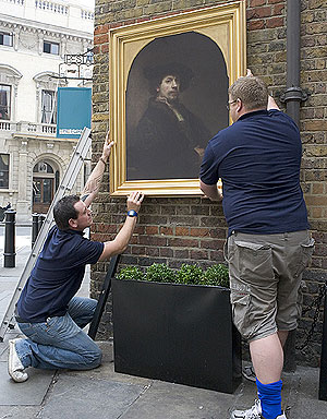 Una rplica de un cuadro de Rembrandt. (Foto: cedida por HP)