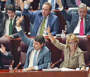 La mayoría del PP en la Asamblea sirvió para dar luz verde a la norma. (Foto: J. Martínez)