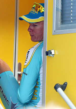Alexandre Vinokourov, durante el Tour de Francia. (Foto: AFP)