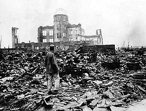 Imagen de archivo del lugar tras la bomba atmica. (Foto: AP)
