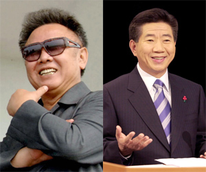 Kim Jong Il (izqda.) y Roh Moo Hyun (dcha.). (Foto: REUTERS/AP)