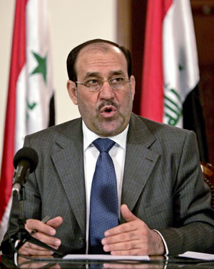 El primer ministro iraqu Nuri Al Maliki. (Foto: EFE)