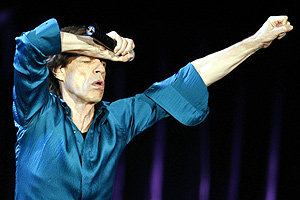 Mick Jagger, durante el concierto de los Rolling en Suiza. (Foto: AP)
