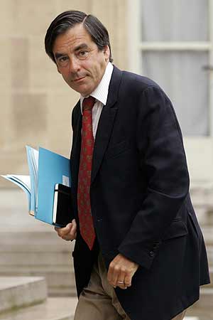 Franois Fillon, antes de una reciente reunin con Nicolas Sarkozy. (Foto: REUTERS)