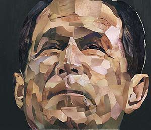 Retrato de Bush, por Jonathan Yeo. (Foto: EFE)