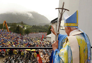 El Papa ante los fieles en Austria. (Foto: REUTERS)