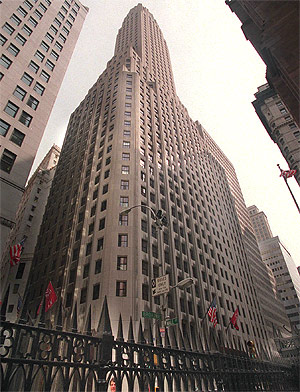 Edificio del Banco de Nueva York en el nmero 1 de Wall Street. (Foto: B. Matthews)