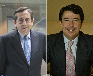 Fermn Lucas, director general del Ifema (izq) y el vicepresidente del Gobierno regional, Ignacio Gonzlez (EL MUNDO)