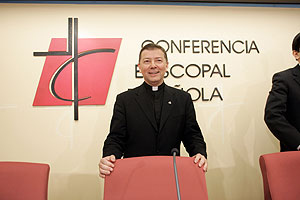 El portavoz de la Conferencia Episcopal, Juan Antonio Martnez Camino. (Foto: Javi Martnez)