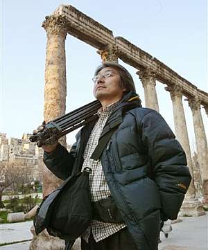 Kenji Nagai, en Amán, Jordania, en abril de 2003. (Foto: AP)