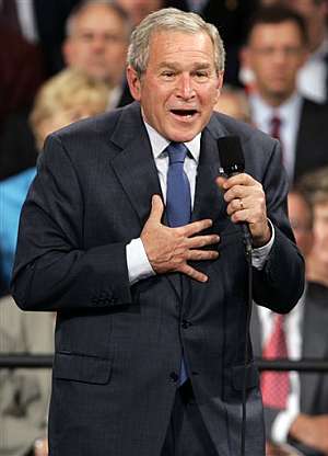 Bush, en una reciente comparecencia pública. (Foto: AP)