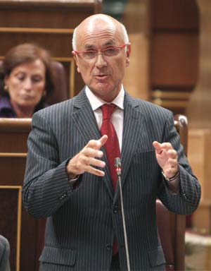 Duran i Lleida durante una intervencin en el Congreso. (Foto: EFE)
