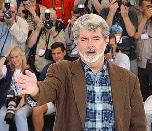 George Lucas durante la promocin de la pelcula. (Foto: EPA-AFP)