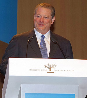 Conferencia de Al Gore en Palma de Mallorca. (Foto: EFE)