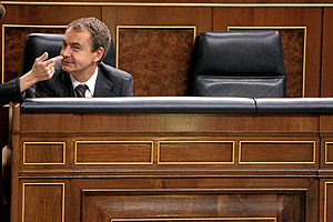 El presidente del Gobierno, este mircoles en el Congreso. (Foto: Jos Ayma)