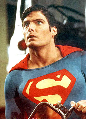 Christopher Reeve con el traje de Supermn. (Foto: Warner Bros)