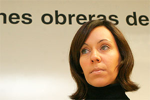 Esmeralda Gutirrez, la bailarina despedida. (Foto: CCOO)