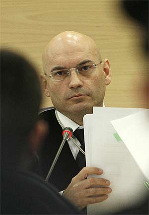 Javier Gmez Bermdez, durante el juicio. (Foto. POOL)
