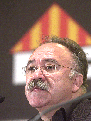 El presidente de ERC, Josep Llus Carod Rovira (foto: Cati Cladera).